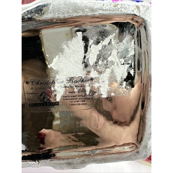 Christopher Radko Galerie 2006 Tower Of Gifts Presents Box Container Decor Jar - Picture 14 of 16